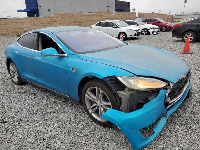 5YJSA1CN4DFP08083 - 2013 TESLA MODEL S Կապույտ լուսանկար 4