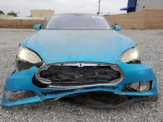 5YJSA1CN4DFP08083 - 2013 TESLA MODEL S Կապույտ լուսանկար 5