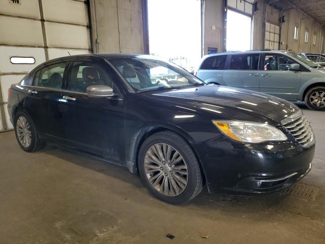 1C3CCBCGXCN107660 - 2012 CHRYSLER 200 LIMITED BLACK photo 4