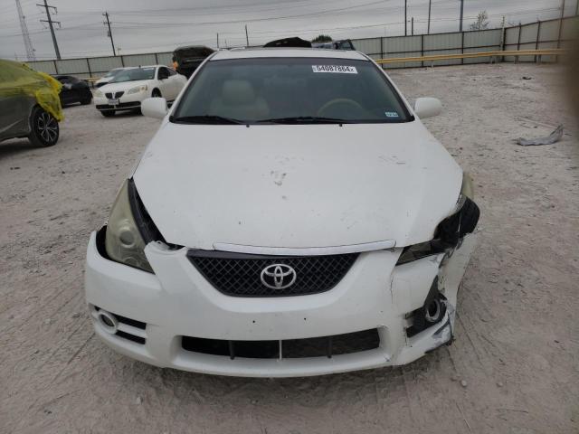 4T1CE30P18U764629 - 2008 TOYOTA CAMRY SOLA SE WHITE photo 5