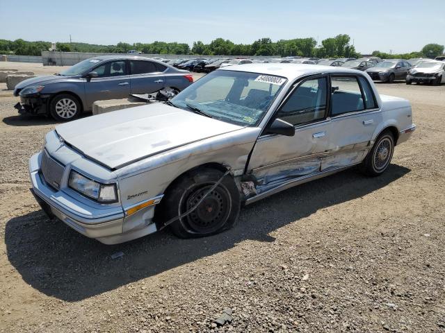 1G4NC54D4LM009154 - 1990 BUICK SKYLARK CUSTOM SILVER photo 1