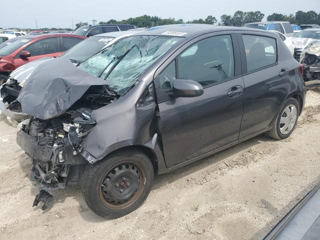 VNKKTUD38FA027727 - 2015 TOYOTA YARIS GRAY photo 1