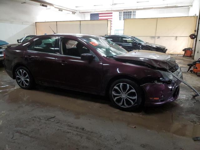 3FAHP0HAXBR328658 - 2011 FORD FUSION SE MAROON photo 4