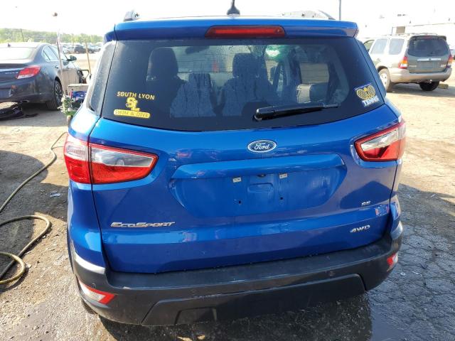 MAJ6S3GL3NC462487 - 2022 FORD ECOSPORT SE BLUE photo 6