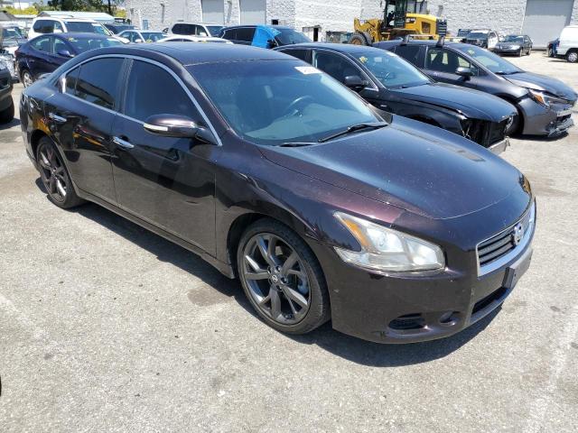 1N4AA5AP2EC432840 - 2014 NISSAN MAXIMA S PURPLE photo 4