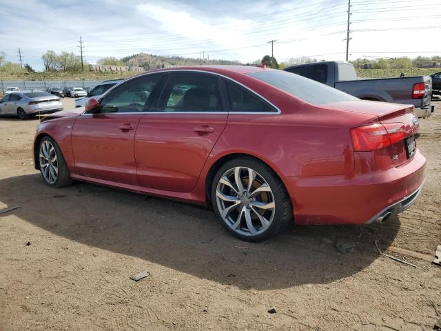 WAUHMAFC3EN080464 - 2014 AUDI A6 PRESTIGE წითელი ფოტო 2