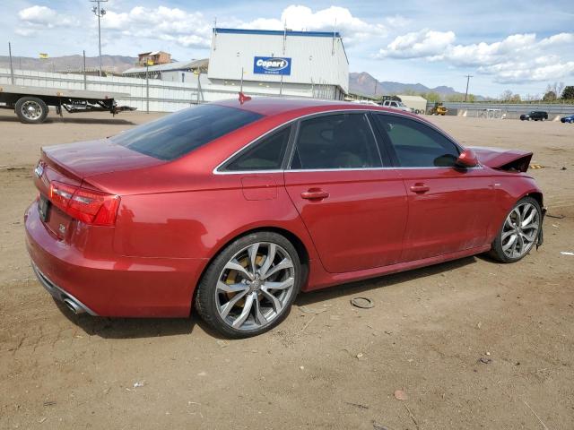WAUHMAFC3EN080464 - 2014 AUDI A6 PRESTIGE წითელი ფოტო 3