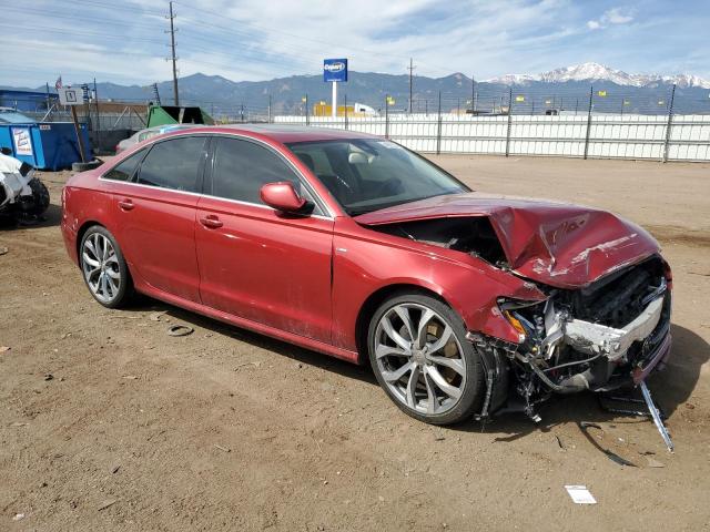 WAUHMAFC3EN080464 - 2014 AUDI A6 PRESTIGE წითელი ფოტო 4