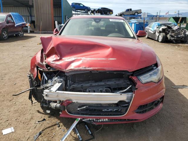WAUHMAFC3EN080464 - 2014 AUDI A6 PRESTIGE წითელი ფოტო 5