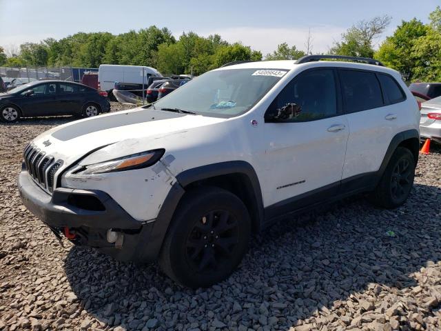 1C4PJMBS0HW500959 - 2017 JEEP CHEROKEE TRAILHAWK WHITE photo 1