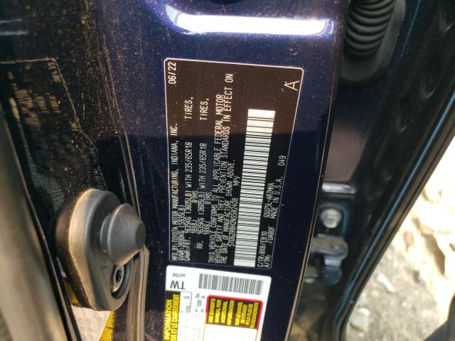 5TDGZRBH2NS582408 - 2022 TOYOTA HIGHLANDER XLE Blau Foto 13