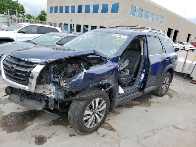 5N1DR3CCXNC253939 - 2022 NISSAN PATHFINDER SL BLUE photo 1