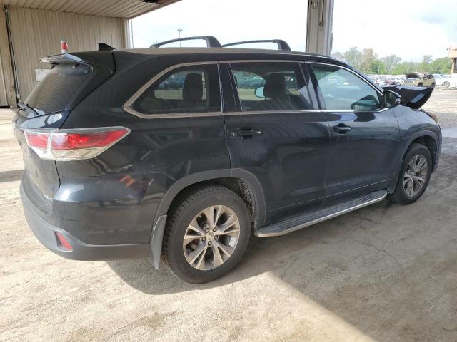 5TDJKRFH6FS090633 - 2015 TOYOTA HIGHLANDER XLE 黑色 照片 3
