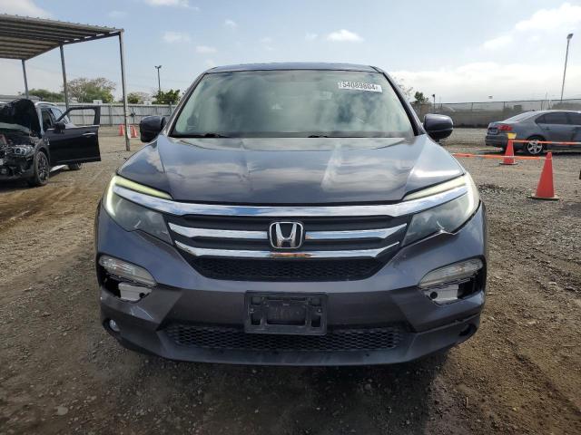 5FNYF5H74HB001326 - 2017 HONDA PILOT EXLN GRAY photo 5