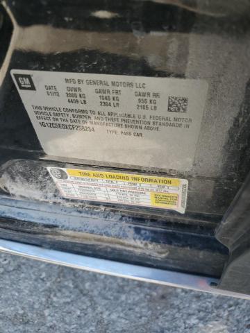 1G1ZC5E0XCF258234 - 2012 CHEVROLET MALIBU 1LT 黑色 照片 12