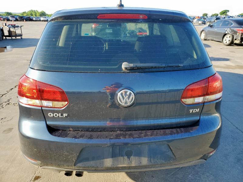 WVWMM7AJ7DW033425 - 2013 VOLKSWAGEN GOLF BLUE photo 6