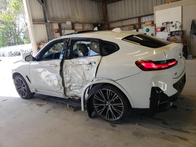 5UX43DT06P9N81021 - 2023 BMW X4 M40I WHITE photo 2