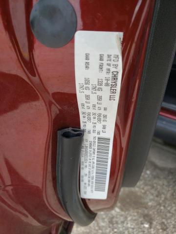 1J8HG48K89C519314 - 2009 JEEP COMMANDER SPORT წითელი ფოტო 13