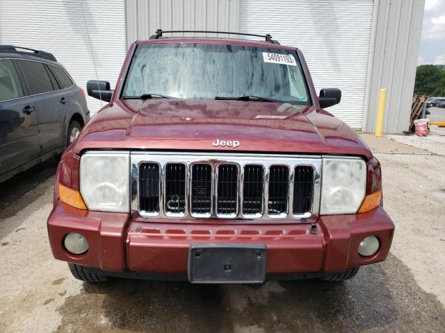 1J8HG48K89C519314 - 2009 JEEP COMMANDER SPORT წითელი ფოტო 5