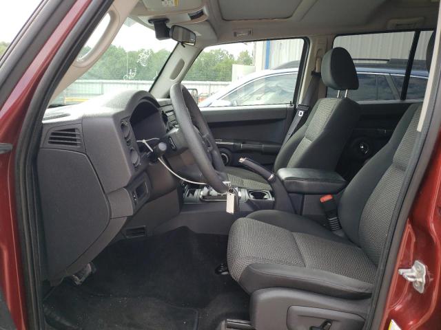 1J8HG48K89C519314 - 2009 JEEP COMMANDER SPORT წითელი ფოტო 7