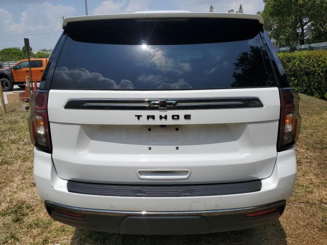 1GNSKPKD3NR249219 - 2022 CHEVROLET TAHOE K1500 Z71 WHITE photo 6