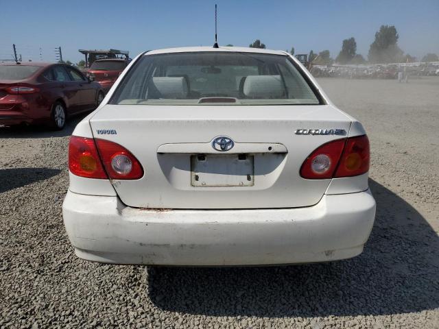 JTDBR32E242028675 - 2004 TOYOTA COROLLA CE WHITE photo 6