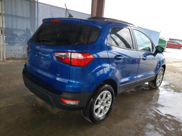 MAJ3S2GE9MC450390 - 2021 FORD ECOSPORT SE BLUE photo 3