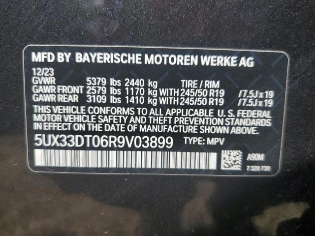 5UX33DT06R9V03899 - 2024 BMW X4 XDRIVE30I CHARCOAL photo 13