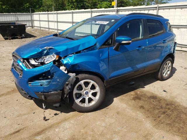 MAJ6S3GL4KC266912 - 2019 FORD ECOSPORT SE BLUE photo 1