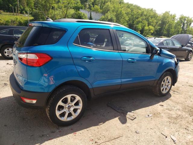 MAJ6S3GL4KC266912 - 2019 FORD ECOSPORT SE BLUE photo 3