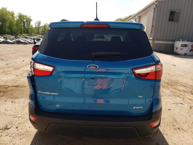 MAJ6S3GL4KC266912 - 2019 FORD ECOSPORT SE BLUE photo 6