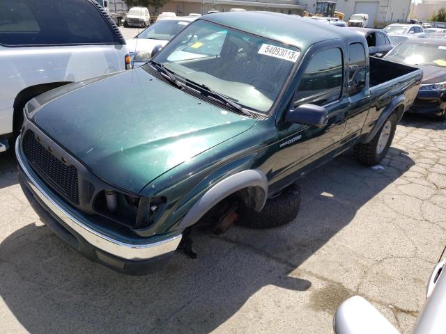 5TESM92N21Z860736 - 2001 TOYOTA TACOMA XTRACAB PRERUNNER მწვანე ფოტო 1