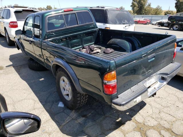 5TESM92N21Z860736 - 2001 TOYOTA TACOMA XTRACAB PRERUNNER მწვანე ფოტო 2