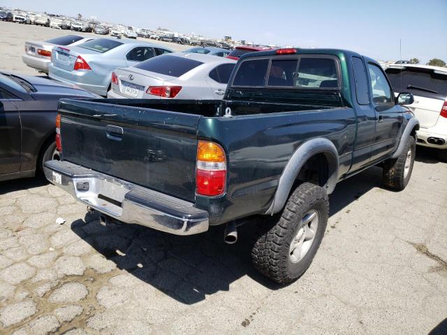 5TESM92N21Z860736 - 2001 TOYOTA TACOMA XTRACAB PRERUNNER მწვანე ფოტო 3