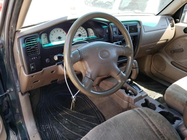5TESM92N21Z860736 - 2001 TOYOTA TACOMA XTRACAB PRERUNNER მწვანე ფოტო 8