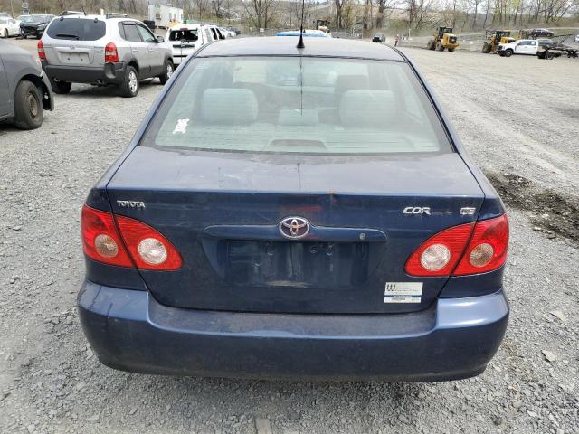 2T1BR32E66C627650 - 2006 TOYOTA COROLLA CE BLUE photo 6
