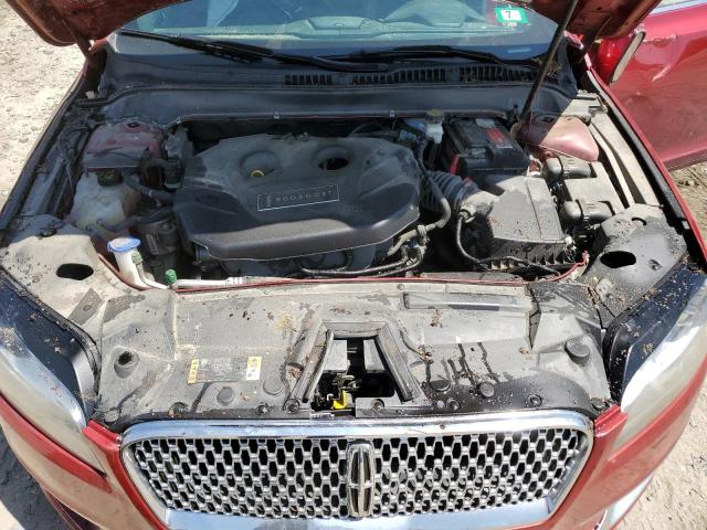 3LN6L5F98HR600468 - 2017 LINCOLN MKZ RESERVE ბურგუნდია ფოტო 11