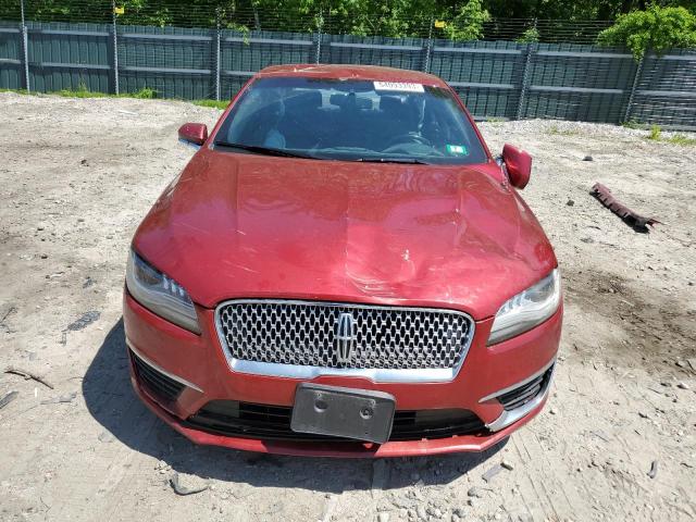 3LN6L5F98HR600468 - 2017 LINCOLN MKZ RESERVE BURGUNDY photo 5