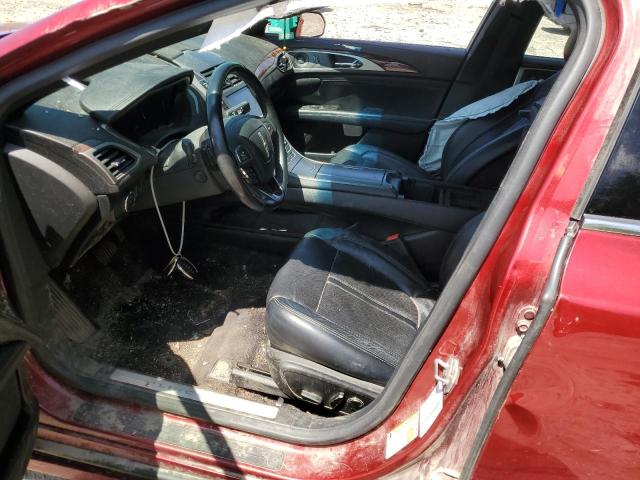3LN6L5F98HR600468 - 2017 LINCOLN MKZ RESERVE ბურგუნდია ფოტო 7