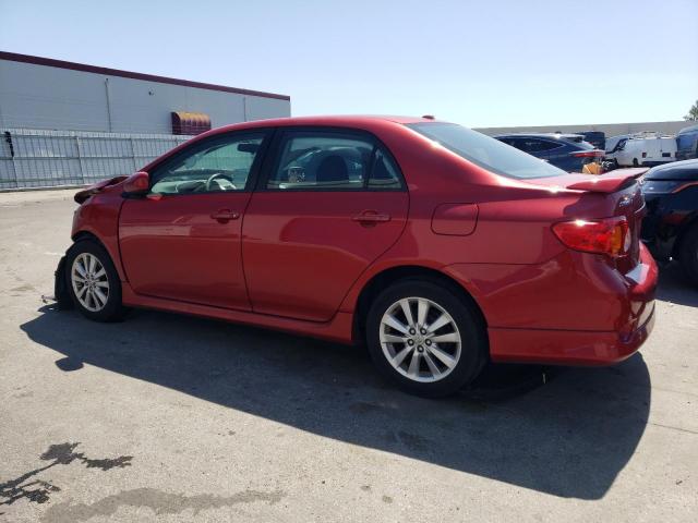 2T1BU4EE1AC453611 - 2010 TOYOTA COROLLA BASE RED photo 2