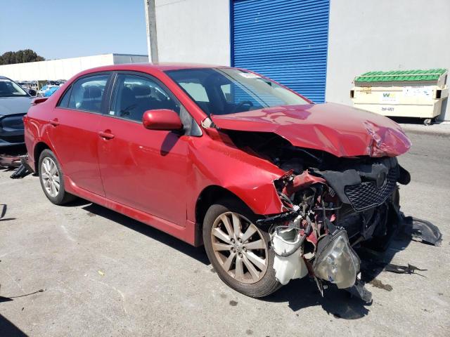 2T1BU4EE1AC453611 - 2010 TOYOTA COROLLA BASE RED photo 4