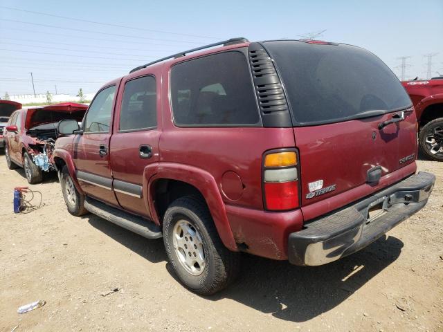 1GNEK13V94J105396 - 2004 CHEVROLET TAHOE K1500 BURGUNDY photo 2