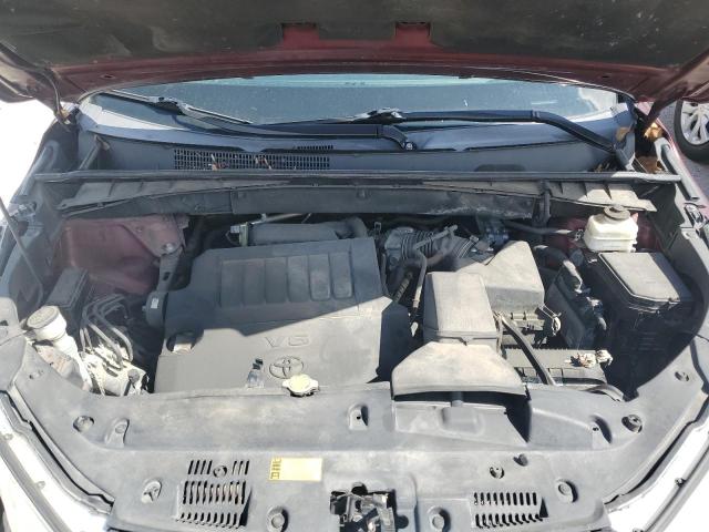 5TDJKRFH6ES048977 - 2014 TOYOTA HIGHLANDER XLE Bordo foto 12