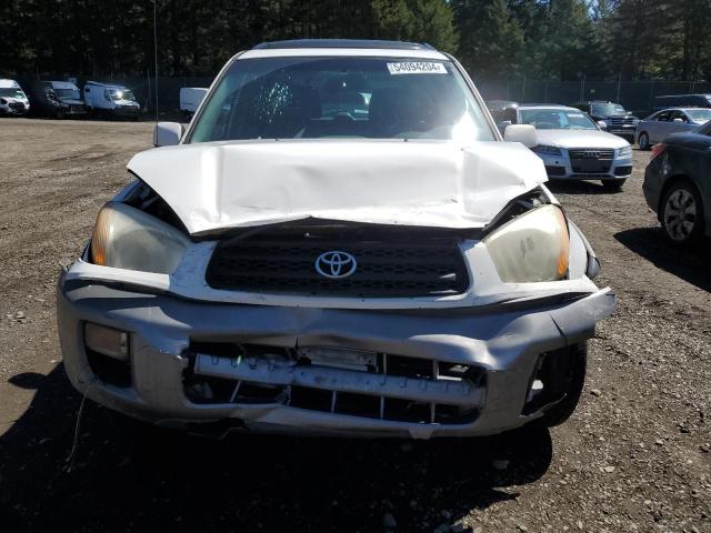 JTEGH20V810037891 - 2001 TOYOTA RAV4 WHITE photo 5