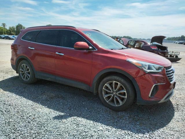 KM8SM4HF6HU214584 - 2017 HYUNDAI SANTA FE SE RED photo 4