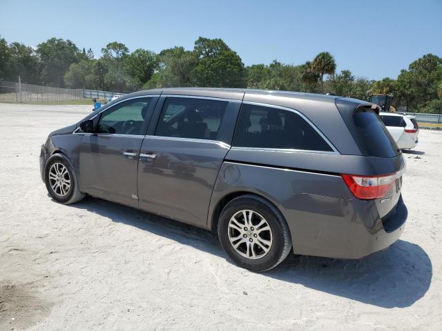 5FNRL5H60BB083499 - 2011 HONDA ODYSSEY EXL GRAY photo 2