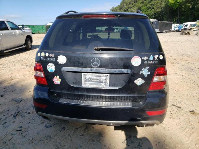 4JGBB8GB4BA639225 - 2011 MERCEDES-BENZ ML 350 4MATIC BLACK photo 6