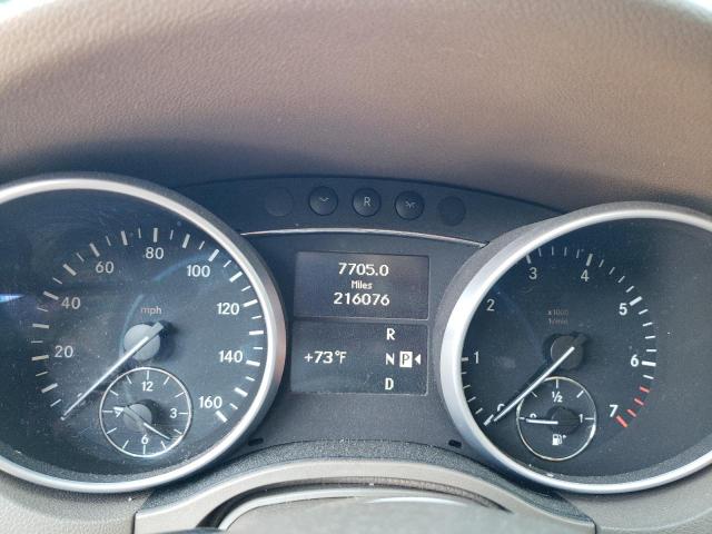 4JGBB8GB4BA639225 - 2011 MERCEDES-BENZ ML 350 4MATIC BLACK photo 9