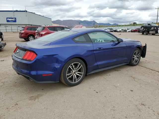 1FA6P8TH4G5237535 - 2016 FORD MUSTANG BLUE photo 3