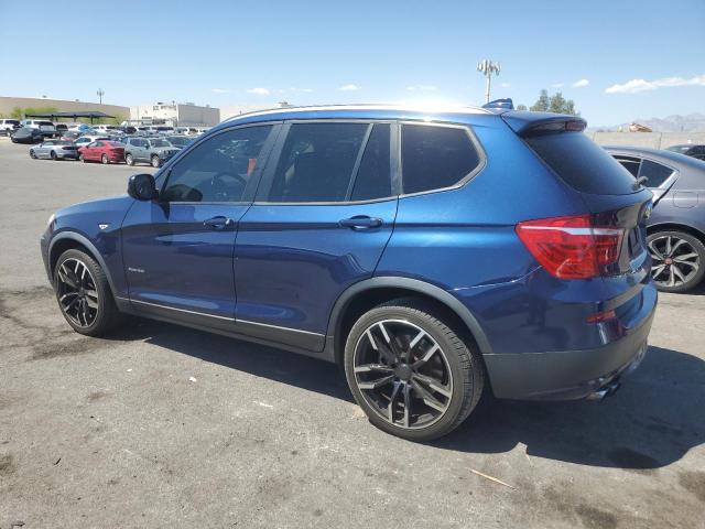 5UXWX9C55D0A25033 - 2013 BMW X3 XDRIVE28I BLUE photo 2
